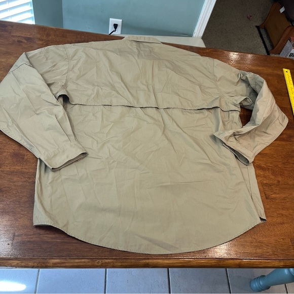 LA Police Gear Men's Long Sleeve Tactical Field Shirt 2.0 size 2XL Khaki color - Picture 6 of 6